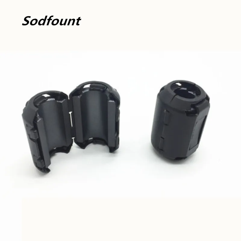 

1pcs Nickel-zinc filter anti-interference EMI button inner diameter 13MM core shielding magnetic ring UF1330B wiring harness
