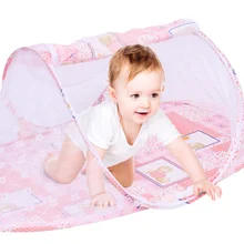 Летняя Детская противомоскитная сетка установка складная детская москитная сетка крышка детская юрта с кронштейном новорожденная кровать с противомоскитной сеткой