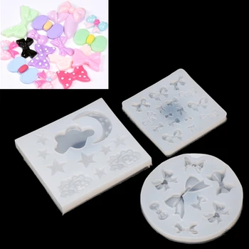 

Bow Star Moon Cloud Silicone Mould DIY Epoxy Resin Craft Jewelry Making Mold