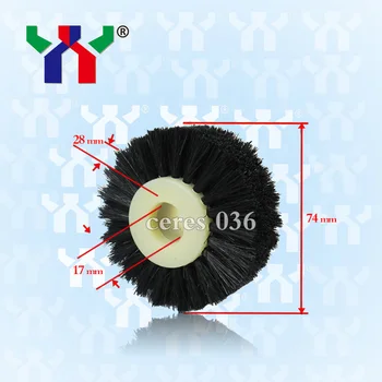 

10 pcs ceres 036 Print Area Brush Wheel,Black,17*74*28mm