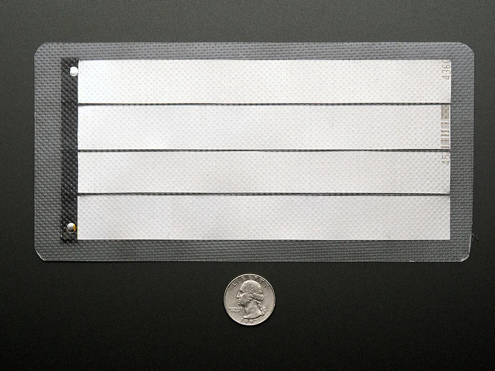 Flexible thin solar panels 1V