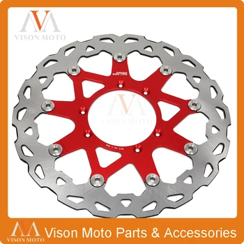320MM Front Wavy Floating Brake Disc Rotor For CR125 CR250 CRF250R CRF250X CRF450R CRF450X CRF230F CR500 Supermoto Motard 320MM Front Wavy Floating Brake Disc Rotor For CR125 CR250 CRF250R CRF250X CRF450R CRF450X CRF230F CR500 Supermoto Motard