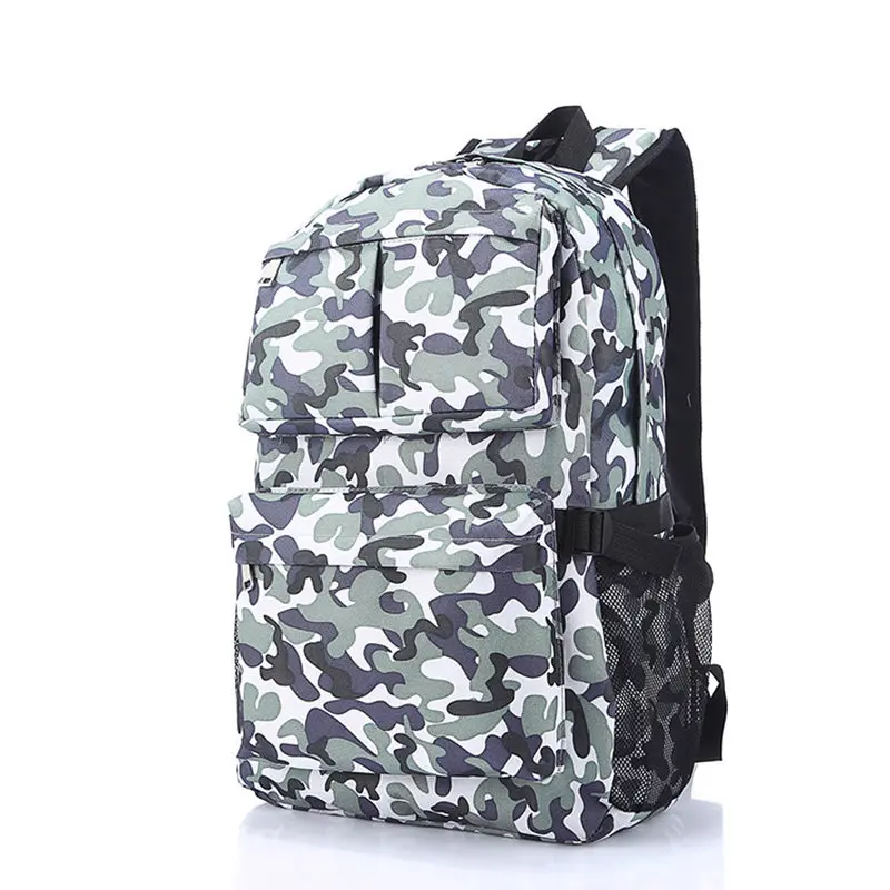 Camouflage Nylon Outdoor Sports Gym Bag Athletic Sports And Jogging