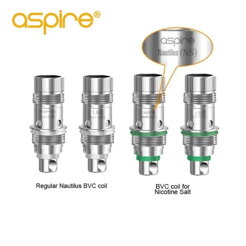 Вейп Катушка Aspire Nautilus 2 BVC 0 7/1 6 Ом атомайзер для электронных сигарет Mini/Nautilus