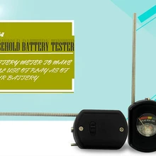 Ms128 мини Батарея проверки тестер for1.5v/3 В/6 В/9 В 6F22, уникальный дизайн: весной руку и Функции коммутатора