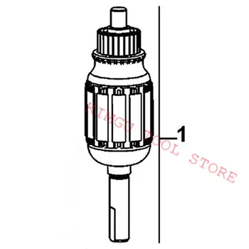 

ARMATURE 220-230V Rotor N431207 Replace For Dewalt DWE6423 DWE6421