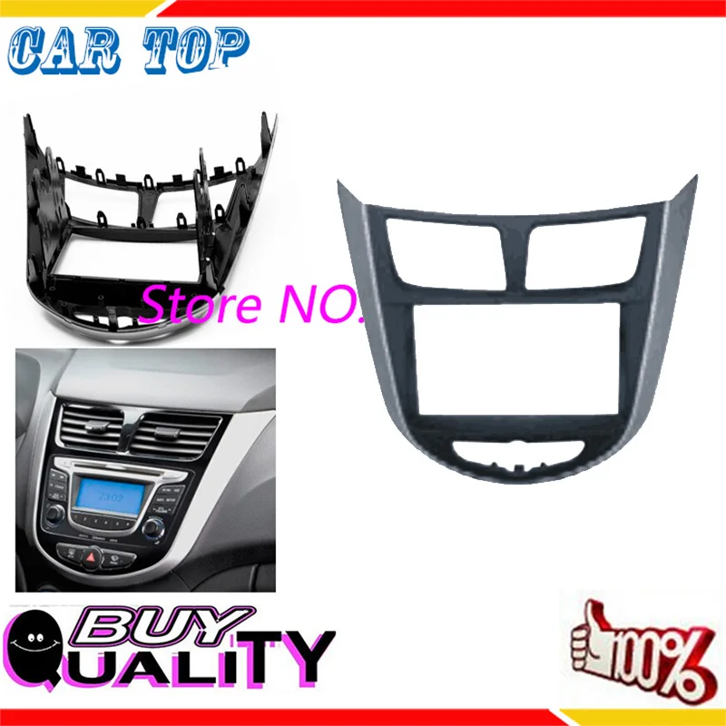 

For HYUNDAI i-25 Accent Solaris Verna Radio CD DVD Audio Panel Dash Mount Trim Refit Kit Fascia Face Surround Frame Bezel 2 Din