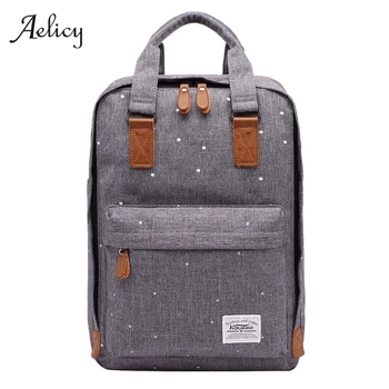 

Aelicy Men Male Canvas Backpack Gray Casual Rucksacks 15inch Laptop Backpacks College Student School Bag Backpack Women Mochila