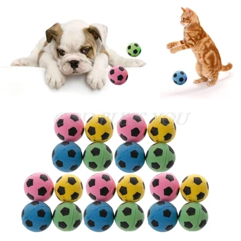

20PCS Non-Noise Cat EVA Ball Soft Foam Soccer Play Balls For Cat Scratching Toy Drop Shipping