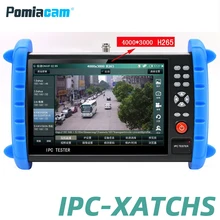 IPC-XATCHS CCTV IP камера тестовый er H.265 4K IP 8MP AHD TVI CVI SDI HDMI-in 7 дюймов тест er монитор IPC PNVIF тест PTZ contorl