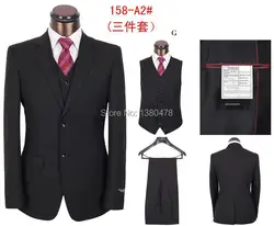 2016 Новая Мода Для мужчин S свадебный костюм Slim Fit Бизнес костюм S-5XL Юбочные костюмы для женщин, две кнопки blacktuxedo для Для мужчин, размер S-5XL