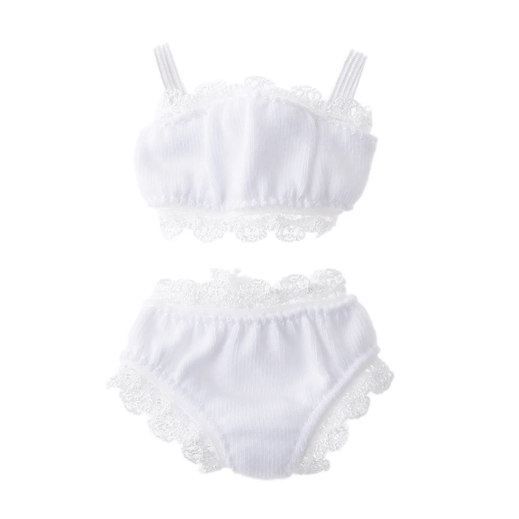 Handmade Dolls Clothes Lace Underwear Suit for 1/6 Blythe Doll 12 inch Doll