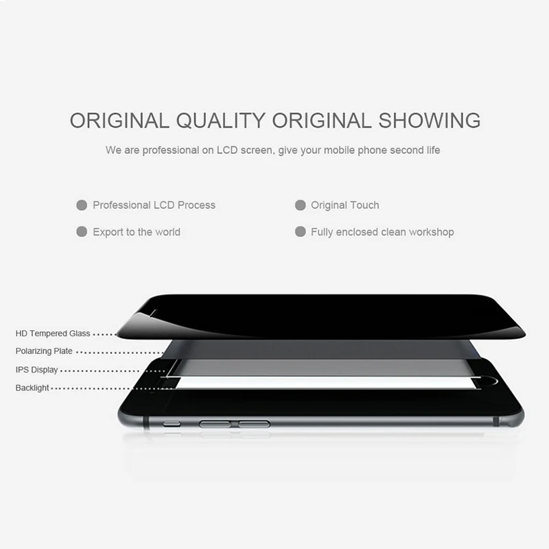 Полная сборка ЖК дисплея для iPhone 7 8 Plus Замена сенсорного экрана объектива Pantalla с