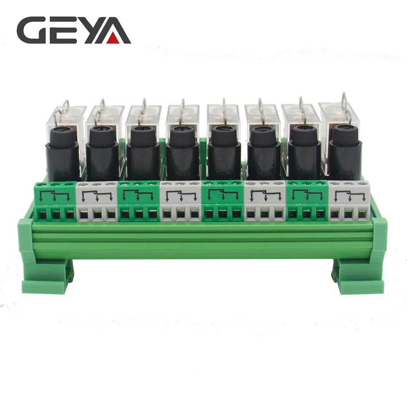 GEYA NGG2R 8 канальный Omron релейный модуль для PLC контроллера SPDT реле 12VDC 24VDC с