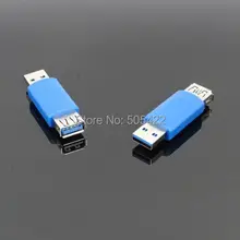 500 шт/партия USB 3,0 тип A штекер 3,0 тип A Женский конвертер адаптер разъем высокого качества