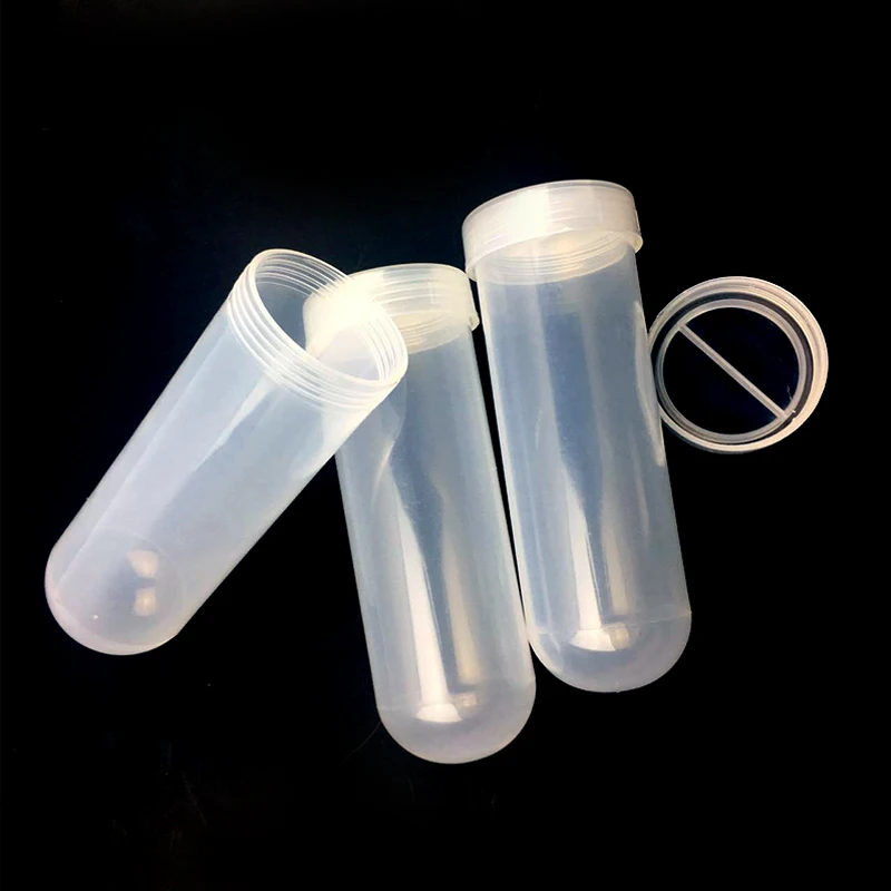 3 шт 100 мл центрифужные трубки с винтовой крышкой круглая бутылка без градусов белая полупрозрачная Толстая стенка медицинский химический эксперимент анализ