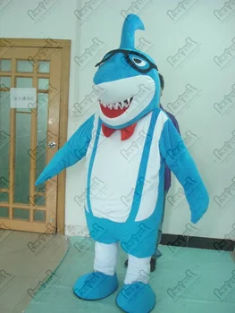 

quality shark mascot costume blue ocean fish mascot costumes