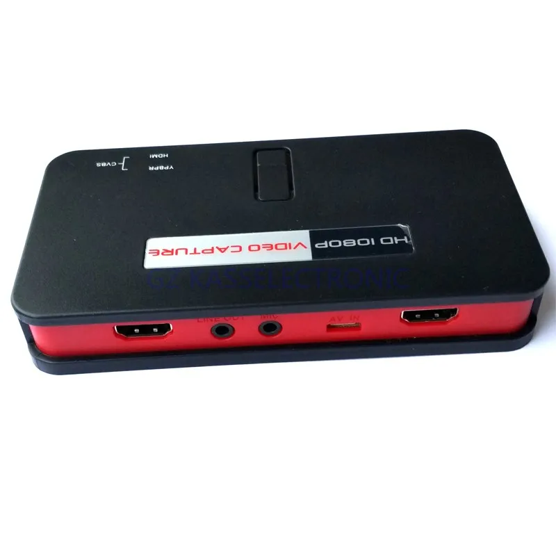 2017 new video vhs player recorder convert HDMI/YPbPr input to USB Flash Disk, TF Card, HDMI