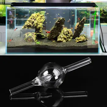 

1PC Aquarium CO2 Glass Bubble Counter for Fish Tank Air Non Return Check Recorder