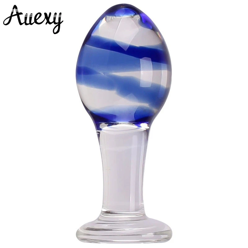 Большие Анальные игрушки AUEXY супер большая стеклянная Анальная пробка