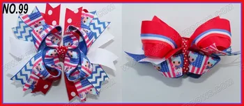 

free shipping 65pcs 2017 Newest 6'' Large Stacked hair bows Layered boutique hair bows animal print bows Zebra hair bows