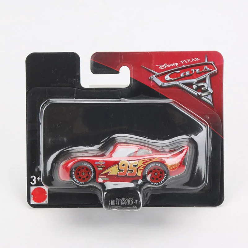 4 шт. Disney Pixar Cars 3 игрушка базовый автомобиль McQueen Black Storm Jackson Curz 1:64 быстрый и