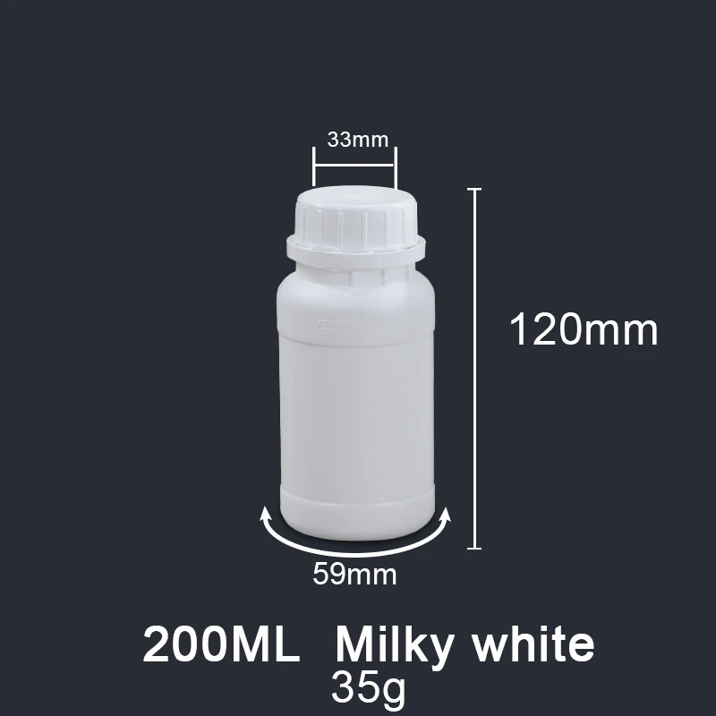 Утолщенная фтористая бутылка органический растворитель бутылки для многоразового использования Бутылка для хранения жидкого образца домашнего ежедневного использования/Медицинская бутылка для зелья - Цвет: 200ml