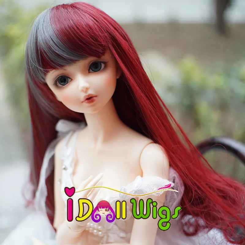 New High temperature wire Hair Wig For 1/3 1/4 1/6 BJD Doll  FBE025