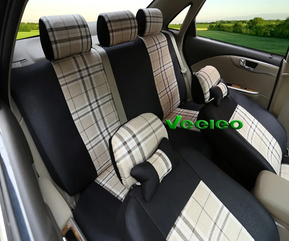 Veeleo+6 Colors Universal Car Seat Cover For Ford Focus 2 Fusion Focus