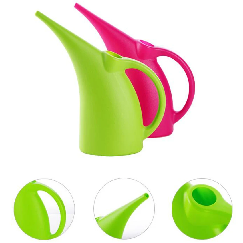 

2L 3L Durable Watering Can Long Spout Flower Garden Tools Handy Home Green Potted Small Shower Kettle Sprinkler