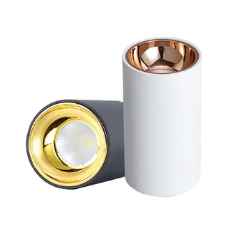 

Thrisdsar surface mount LED cylinder spotlight bedroom kitchen LED panel light 5W 7W 10W 12W 15W 18W COB LED spotlight