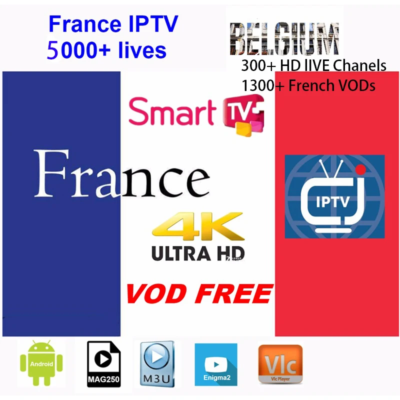 

IPTV France abonnement French Adult Subcription francais Belgium Switzerland Arabic Turkey Greek M3U MAG H96 Smart IPTV Android