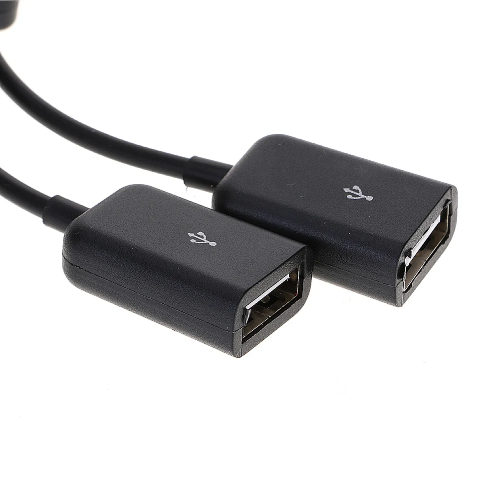 USB Мужской 2 двойной Usb Женский Y сплиттер кабель конвертер концентратор для usb интерфейсного устройства черный 42 см