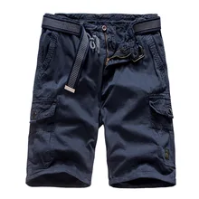 Большие размеры Мужские шорты-Карго короткие мужские s летние хлопковые брендовые шорты по колено новые мужские стильные короткие Брюки Homme Marque