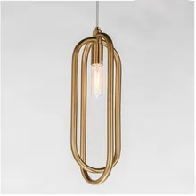 Modern E27 bulb creative circular single head LED atmospheric living room pendant light bedroom restaurant lamps Modern E27 bulb creative circular single head LED atmospheric living room pendant light bedroom restaurant lamps