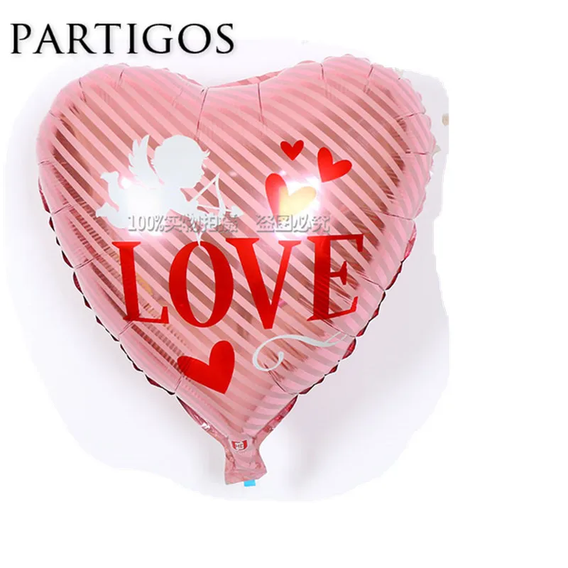 10pcs/lot love foil Valentine's Day ballons aluminium foil balloon
