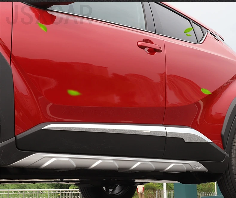 Для Toyota CHR C HR 2016 2019 Модифицированная специальная внешняя боковая юбка