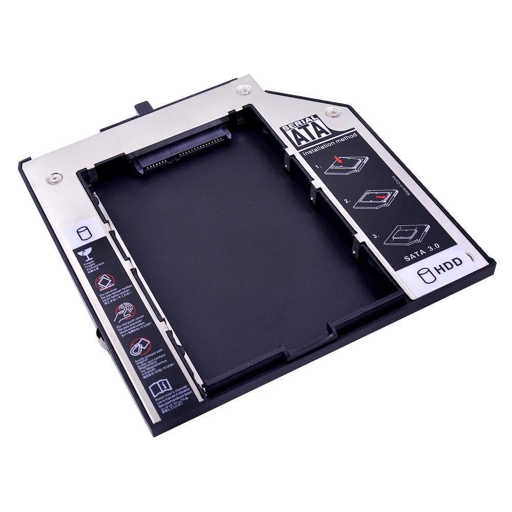 CHIPAL 2nd HDD Caddy 9,5 мм SATA 3,0 для 2," 2 T SSD чехол HDD корпус для lenovo ThinkPad T400 T500 W500 T410 CD-ROM DVD-ROM