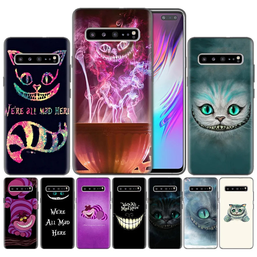 

Bags Capa Coque Shell Cases For Samsung Galaxy S8 S9 A50 S10 S10e Plus 5G A10 A20 A30 A40 A60 A70 Alice in Wonderland Chesh