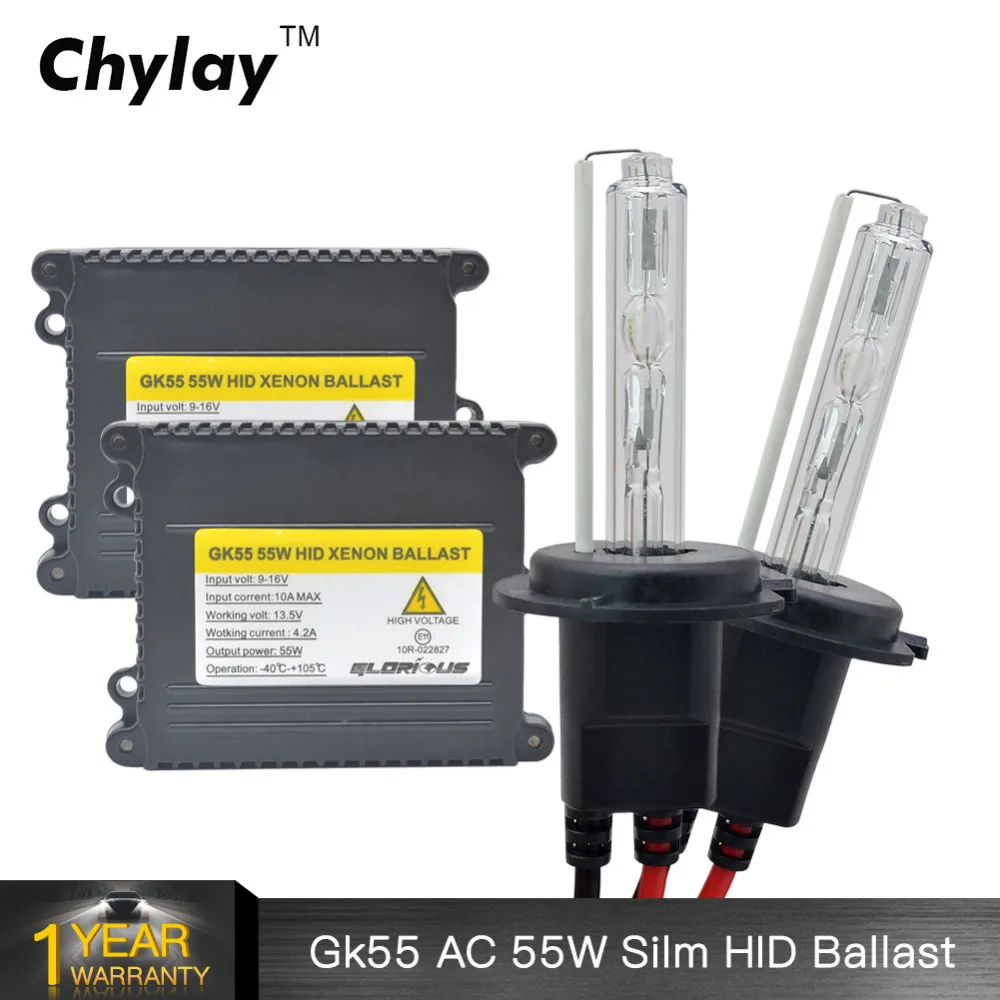 One set xenon H7 car Xenon Hid Kit 55W H4 1 xenon bulbs H1 H3 H8