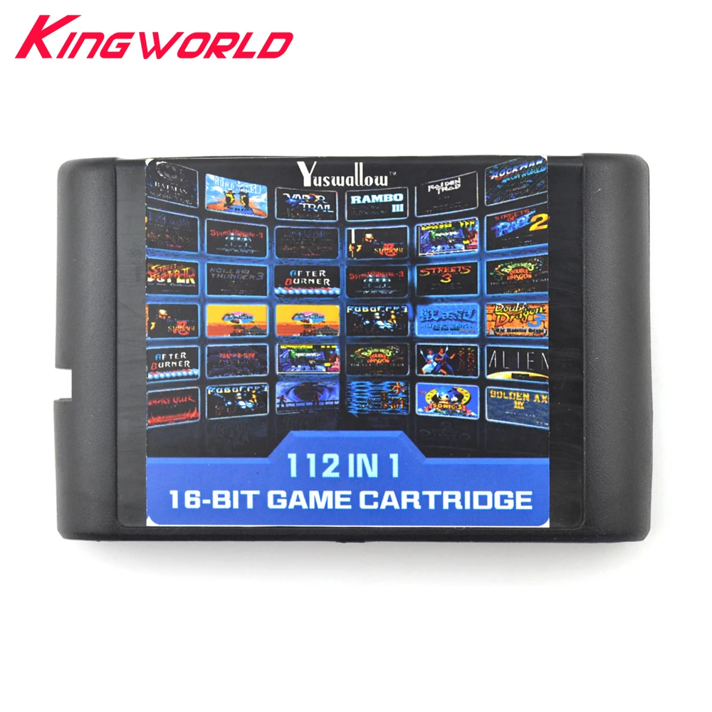 

Xunbeifang 112 in 1 Game Cartridge 16 bit Game Card For Sega Mega Drive MD for Megadrive For Genesis console