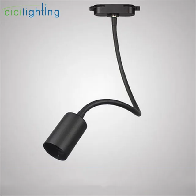 L40cm Hose Neck E27 Track Light Gooseneck Rail Ceiling Mounted L40cm Hose Neck E27 Track Light