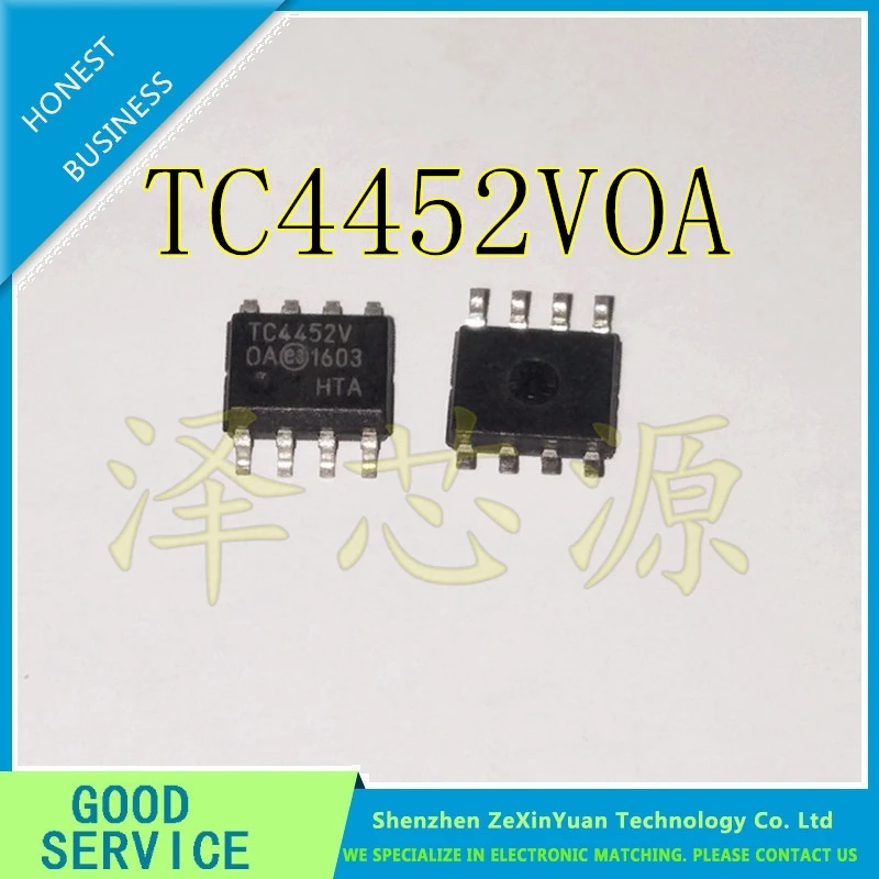 10 шт./лот TC4452VOA TC4452 TC4451 TC4451VOA SOP-8 высокоскоростной драйвер MOSFET