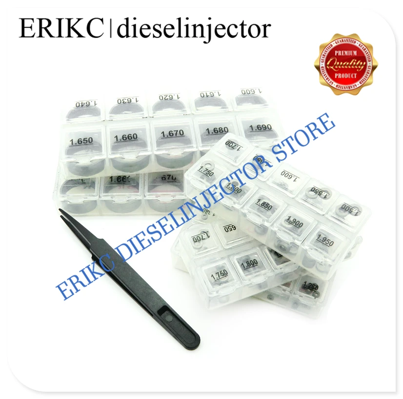 

ERIKC injector standard sealing washer and Common rail Electromagnet Spring Adjustable Shim Set total 400 pieces shim washers