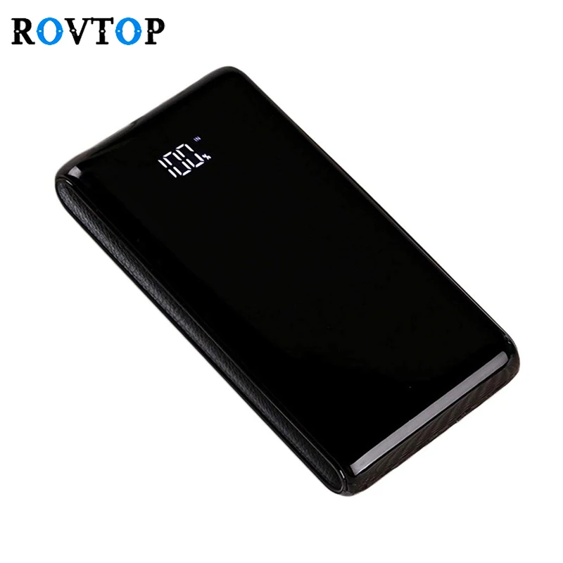 

Rovtop Portable 5V 6x18650 Power Bank Battery Box Shell Case DIY Type-C Micro USB Mobile Phone Charger Box Case Z2