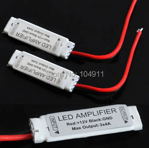 DC12V мини RGB Led усилитель контроллер общий анод 6A 3 канал для SMD 3528 5050 светодиодные полосы освещения 20 шт./лот