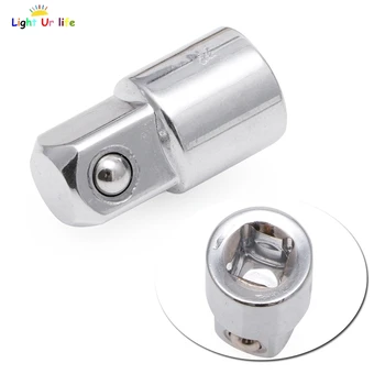 

1/4" Convert To 3/8" Ball Lock Ratchet Socket Adapter Reducer Converter Tool-25