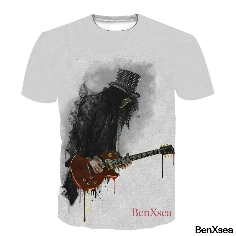 

NEW 2018 3D Printed Cool Rock Bob Printed T Shirt Top Tees