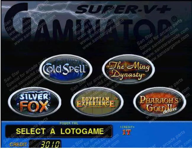 Coolair II V+ game list