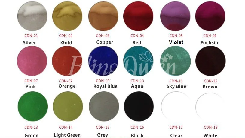 Metallic Vinyl Film Color Chart-1